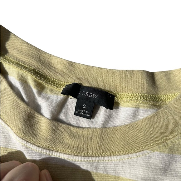 J Crew women’s yellow Striped Long Sleeve Shirt size S‎ - Picture 2 of 8